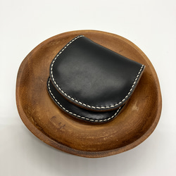 【トラッカーウォレット 3つ折り/ヌメ革】 トラッカーウォレット/ショート/3層タイプ】たつの蝋引きヌメ革