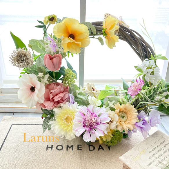 はろ様 リクエスト 2点 おまとめ ドライフラワー リース