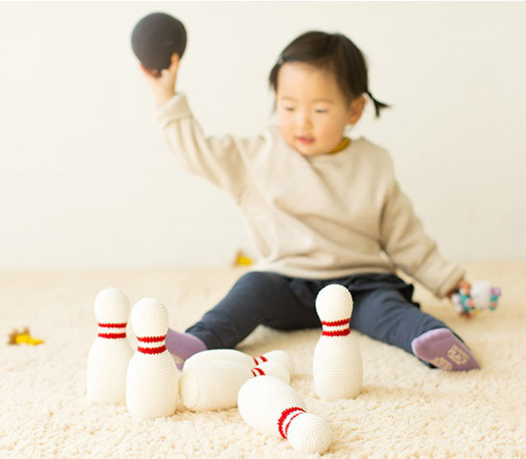 ハンドメイド　おもちゃ ボウリング あみぐるみ　レシピ 6枚目の画像