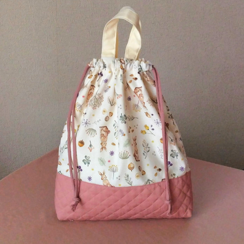 デコレクションズ　Milky rabbit 入園入学３点セット ♡ Milky rabbit ミルキーラビット キルティング 入園入学準備3