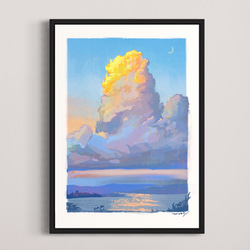 何かが…無い / A3ポスター / 限定 30枚 フレーム付き フレームなし