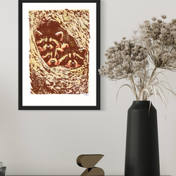 1点もの アクリル原画 / 18cmx18cm 入道雲が美しい 絵画 ヤスユキ ウノ