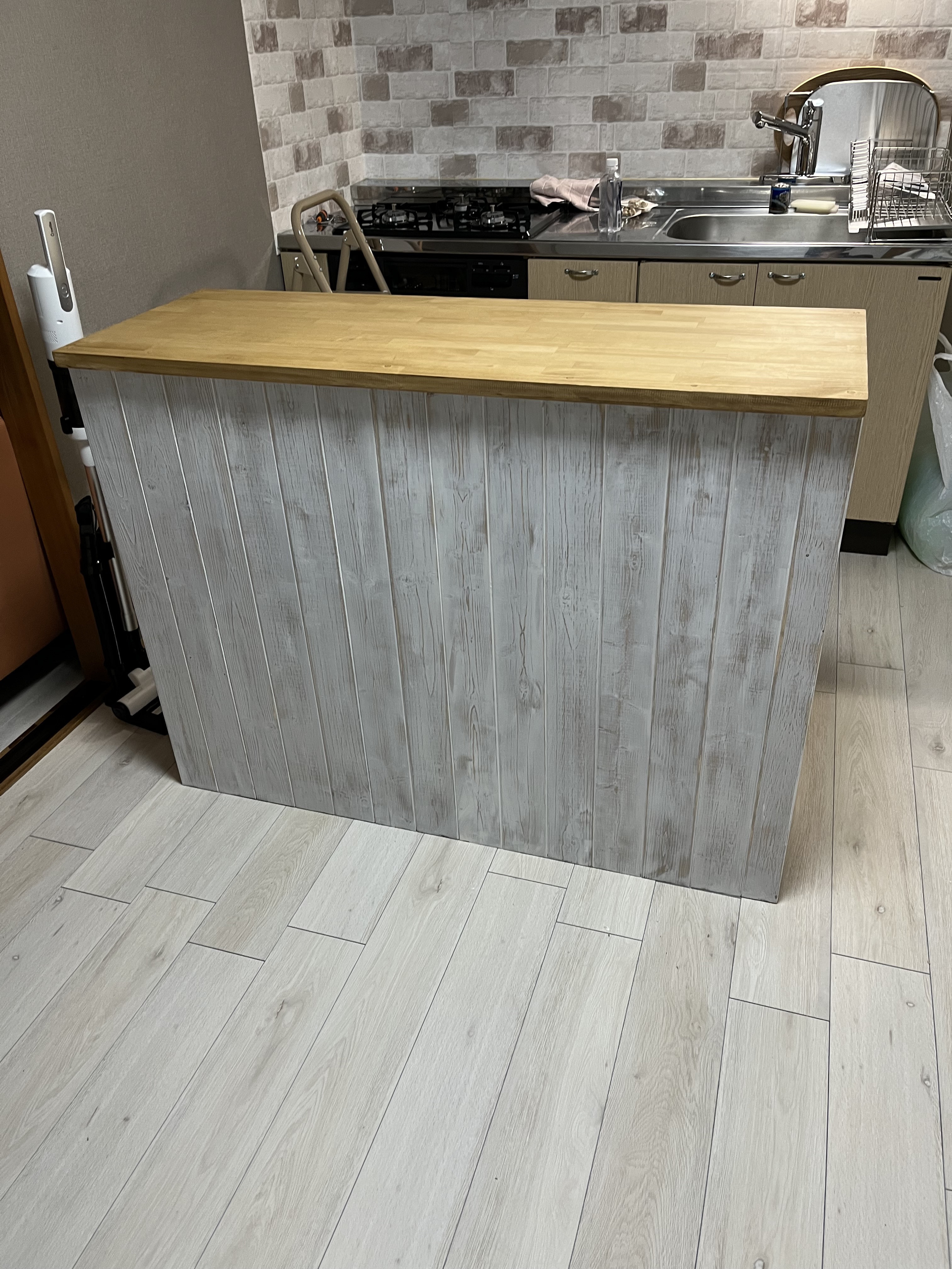 カウンターテーブル ハンドメイド