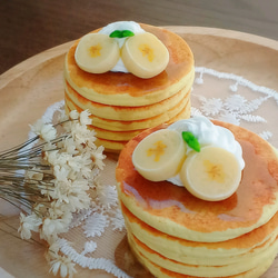 パンケーキの小物入れ～バナナのせ～ 1枚目の画像