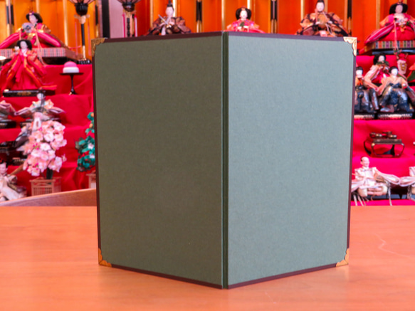 押し絵のひな飾り【金屏風】 10枚目の画像