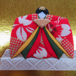 押し絵のひな飾り【金屏風】 7枚目の画像