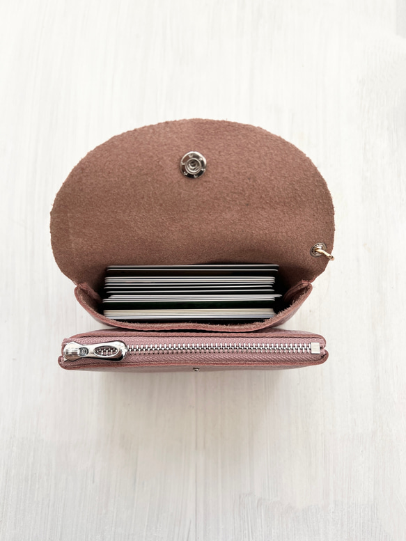 ミニミニバッグ　コインケース　カードケース　本革　牛革　スマートキーケース　車のキーケース　コンパクト財布 5枚目の画像