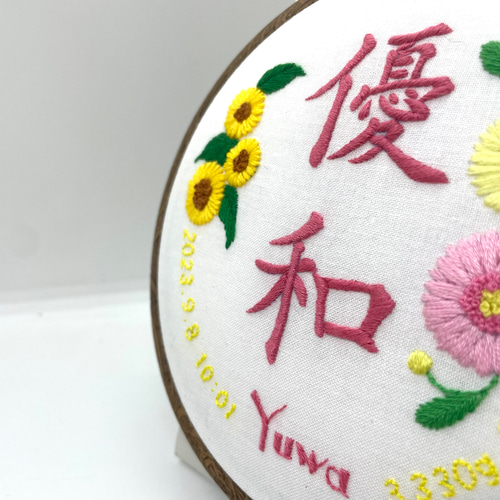 100％ 指さき(手刺繍)藝術「蘇州 運河(縦)」＃ 価値ある作品をお手元