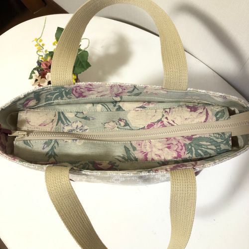 あおりトートバック 少し大き目 リネン トートバッグ tumugi 通販  