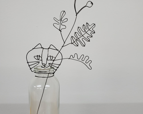 猫　花瓶 一輪挿し　Flower フラワー　ねこ　パスザバトン 猫 花瓶 一輪挿し Flower フラワー ねこ パスザバトン