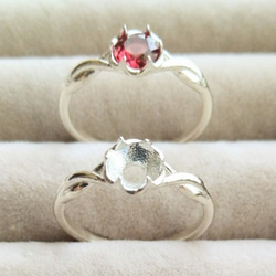 リング空枠S925 4mmラウンド エフィ その他素材 れび 通販 17078422