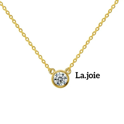 最高品質 1ct GOLD モアサナイト 人工ダイヤ バイザヤード ネックレス その他ファッション雑貨 LA-J jewelry  通販｜Creema(クリーマ) 18524849