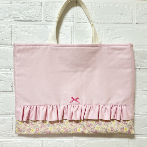 入園入学グッズ　5点セット　パステルピンク✖️花柄 入園入学グッズ 5点セット パステルピンク✖️花柄 レッスン