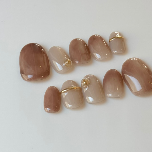 あやねページ ネイルチップ うねうねミラーネイル ネイルチップ（つけ爪） alpha nail 通販