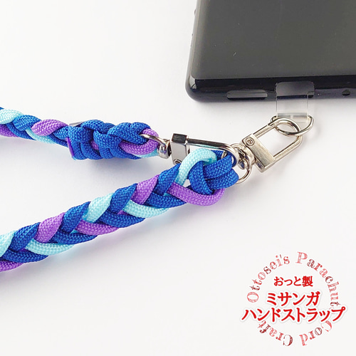 スマホストラップ　ハンドメイド　ハンドストラップ　パラコードストラップ 人気No1♪商品パラコード genkistrap2 スマホハンドストラップ