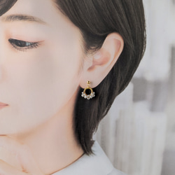 希少 ＊豪華3点セット＊ パールのリングピアス/イヤリング、ネックレス＆ブローチ 夏の誕生石2025 8枚目の画像
