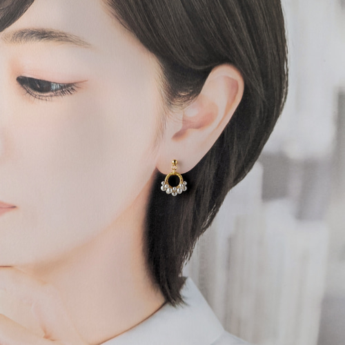 希少 ＊豪華3点セット＊ パールのリングピアス/イヤリング