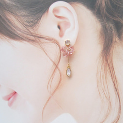 花びら舞う。SAKURA 。bijou earring／pierce*4276* 5枚目の画像