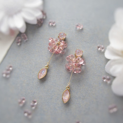 花びら舞う。SAKURA 。bijou earring／pierce*4276* 8枚目の画像