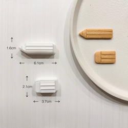 鉛筆　消しゴム　クッキー型 1枚目の画像