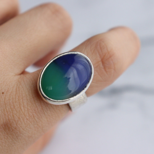 バイカラーアゲートのring 指輪・リング AYAKA jewelry 通販 17316798 