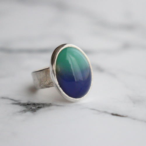 バイカラーアゲートのring 指輪・リング AYAKA jewelry 通販 17316798 
