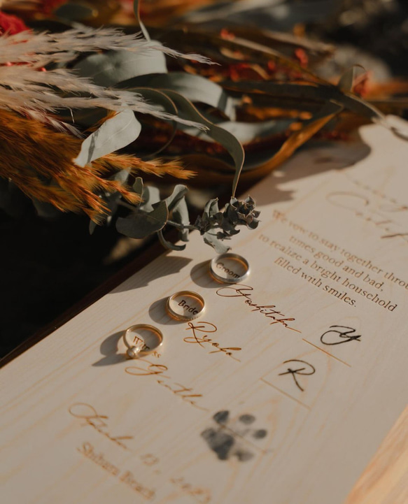 天然無垢板の結婚証明書／天然木／フルオーダーメイド  X1400020759(10725円)