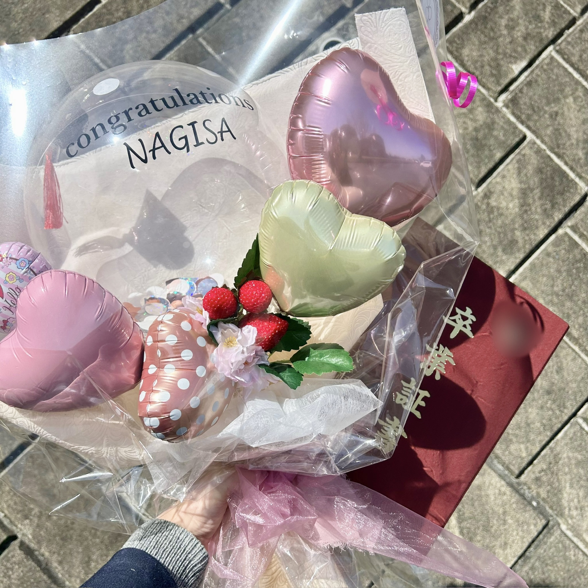 みぃたんバルーンブーケ　卒業ブーケ