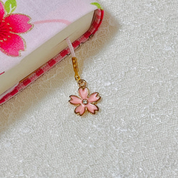 【♡4/30まで限定販売♡】桜のブックカバー（蝶） 2枚目の画像