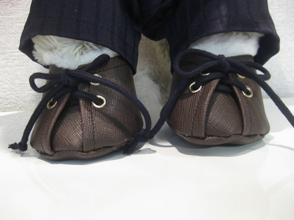 Sサイズジェラトーニ♪紐靴♡茶色 1枚目の画像