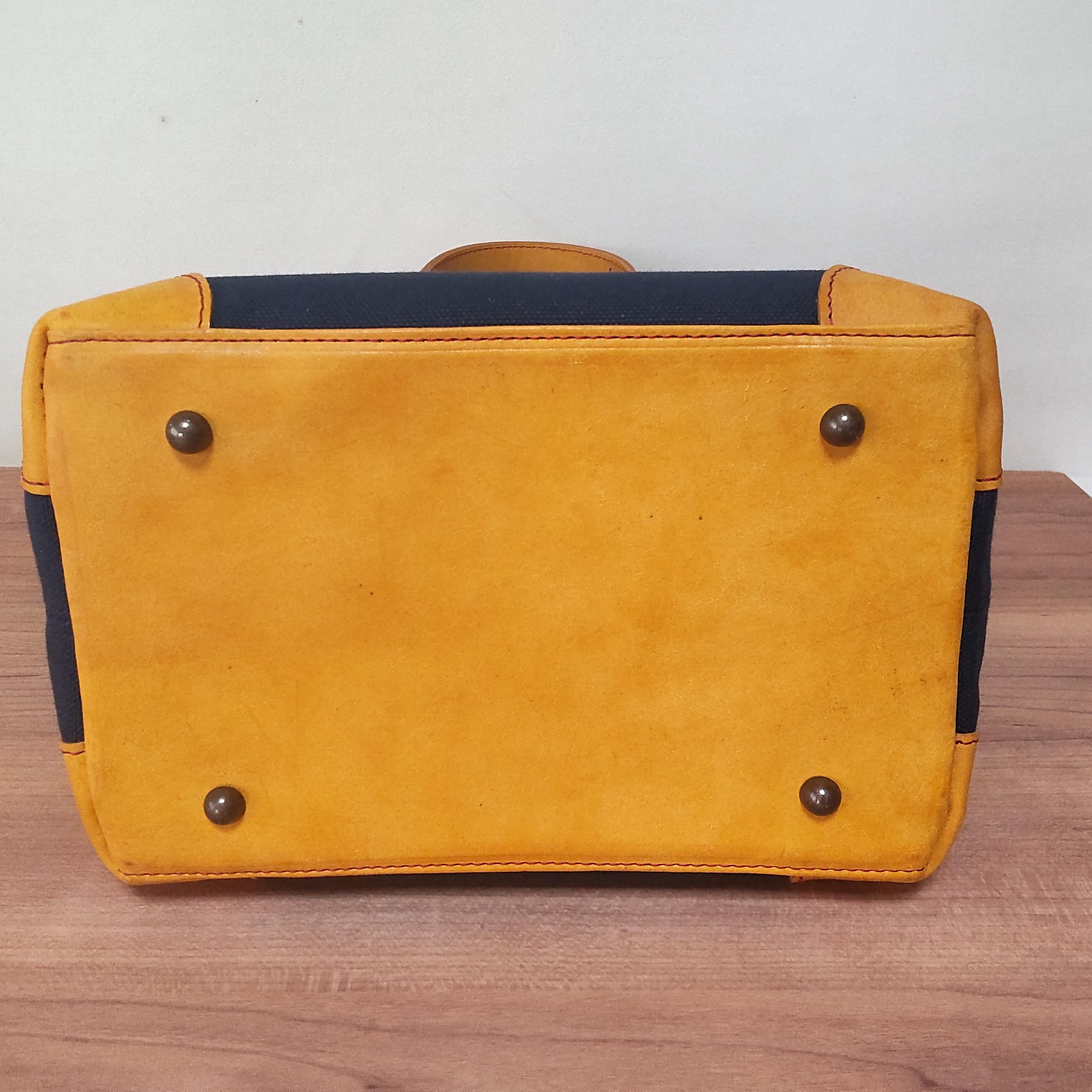 【オーダーメイド】色の組み合わせ自由　革と帆布のオリジナル　ミニトートバッグ