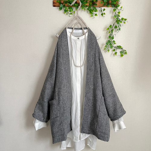 美品　Kapital ドルマンジャケット　サイズ1　グレー 美品 Kapital ドルマンジャケット サイズ1 グレー