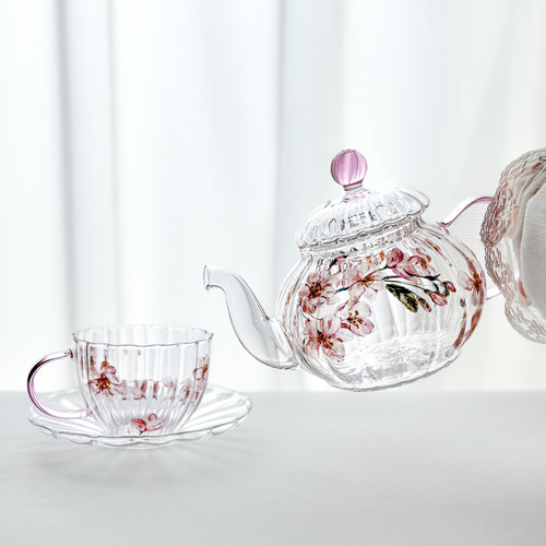 KoyoUp 美顔器セット 桜デザイン 冷感桜 白平盃 ペアセット 箱入 / 丸モ高木陶器＜CE-002＞ | 海