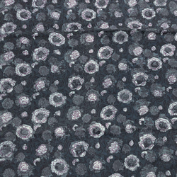 【50cm增量】灰白花Bagloo染色印度手工版畫布料棉質 第4張的照片