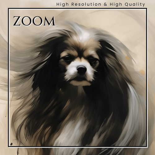 KENSHIN (犬神) - ペキニーズ犬 No.3】ジークレー版画＊名入れOK！風水