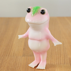 レトロで可愛いカエル型のミニチュアかき氷機 植木鉢 花器 その他置物