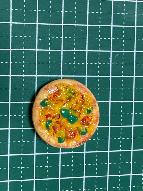 受注制作　ミニチュアピザのマグネット 5枚目の画像