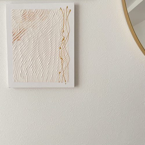 ゴールドテクスチャーアート、現代アート、ニュアンス、抽象画、原画