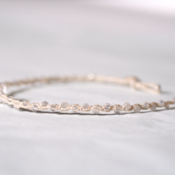 -Herkimer diamond- braid bracelet 4枚目の画像