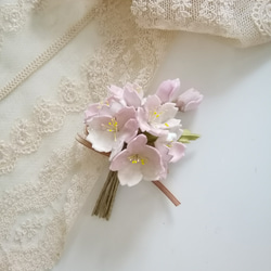 布花作品♡カラーカサブランカリース アートフラワーパーツ・造花・染花・布花】カサブランカ（大