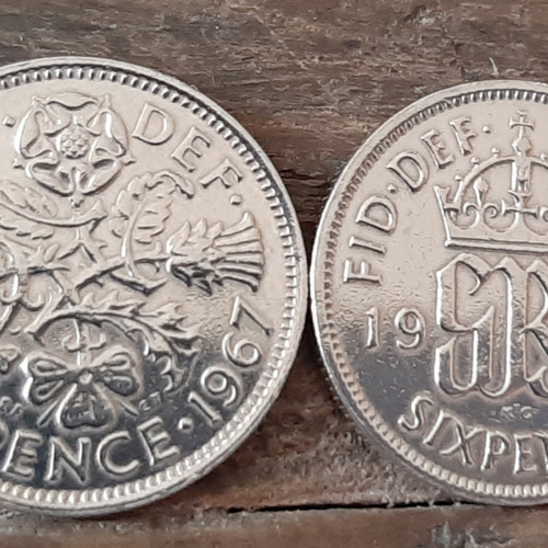 エリザベス女王&ジョージ王のヴィンテージ ウェディングコイン