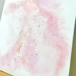 20cm×20cm アクリル画 アートパネル 木製パネル 桜ハンドメイド2024 6枚目の画像