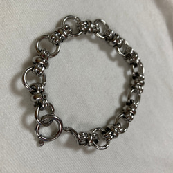 ーdesign chain braceletー　サージカルステンレス　チェーンブレスレット　チェーンネックレス　 4枚目の画像