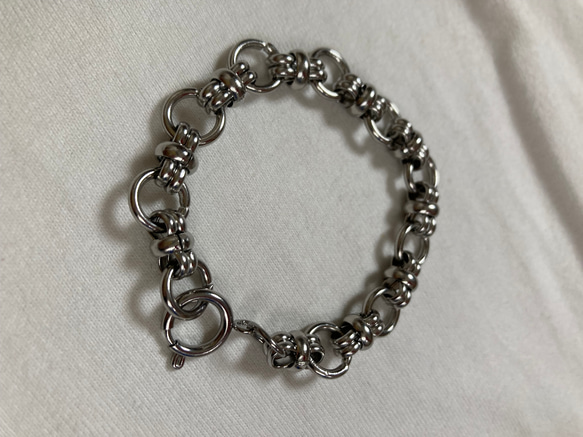 ーdesign chain braceletー　サージカルステンレス　チェーンブレスレット　チェーンネックレス　 4枚目の画像