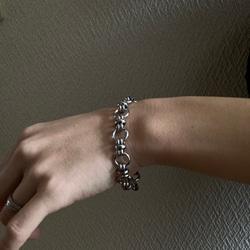 ーdesign chain braceletー　サージカルステンレス　チェーンブレスレット　チェーンネックレス　 2枚目の画像