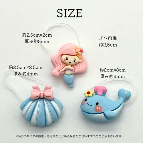 1469】レジンヘアゴムポニーフックブロ―チハンドメイド