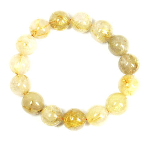 お試し価格】16ミリ 一点物 ゴールドルチル ブレスレット 83g