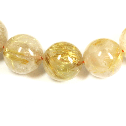 お試し価格】16ミリ 一点物 ゴールドルチル ブレスレット 83g