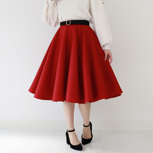 【牛✩.*˚】サーキュラースカート☆ サス付サーキュラースカート | outlet | axes femme online shop