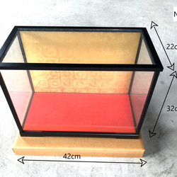ガラス展示ケース/40cm前後/DIYでお好みにアレンジ　倉庫から蔵出しシリーズ！ 9枚目の画像
